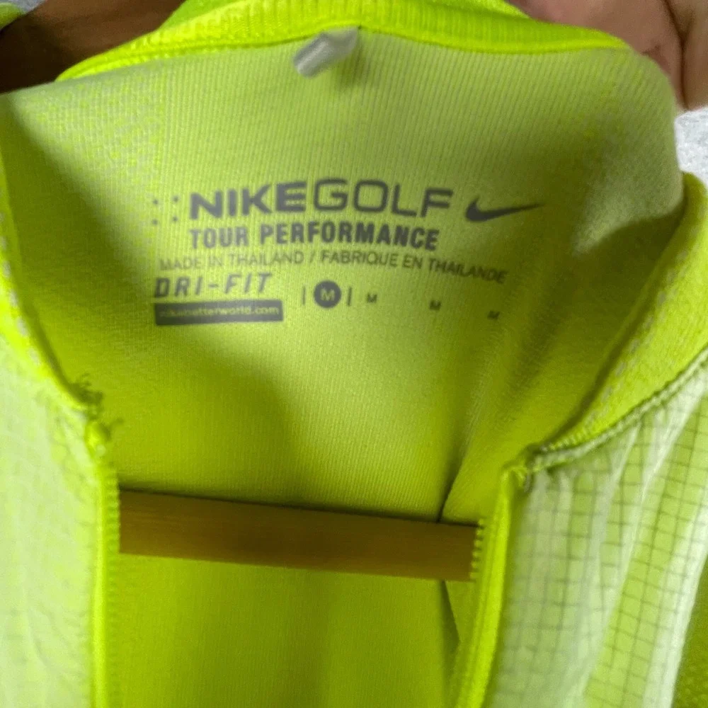 Nike‎ Shirt Women Medium Golf Tour Performance Quarter Zip 2015 PGA Championship